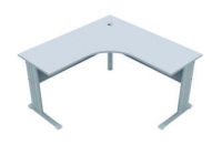 Mesa Angular (l) Dal Pra Office 1200 X 1200 X 740 Cinza