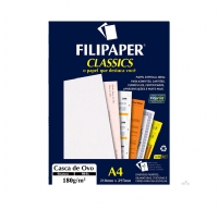 Papel Filiperson Casca De Ovo 180gr Branco A4 50fls