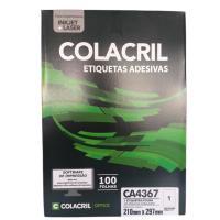 Etiqueta Cola Cril 210 X 297 Ca4367 5243 100fls