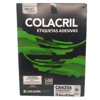 Etiqueta Cola Cril 25,4x63,5 Ca4356 4041