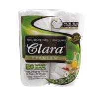 Papel Toalha Claramax 120fls Clara Premium Simples