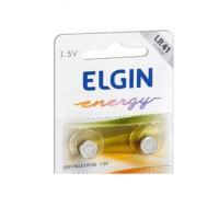 Pilha Botao Elgin Lr41 Alkalina