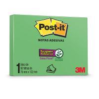 Bloco Adesivo Post It 3m 76x102 Verde Limao 90fls