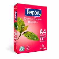 Papel A4 Report Color 75gr Rosa (500fls)